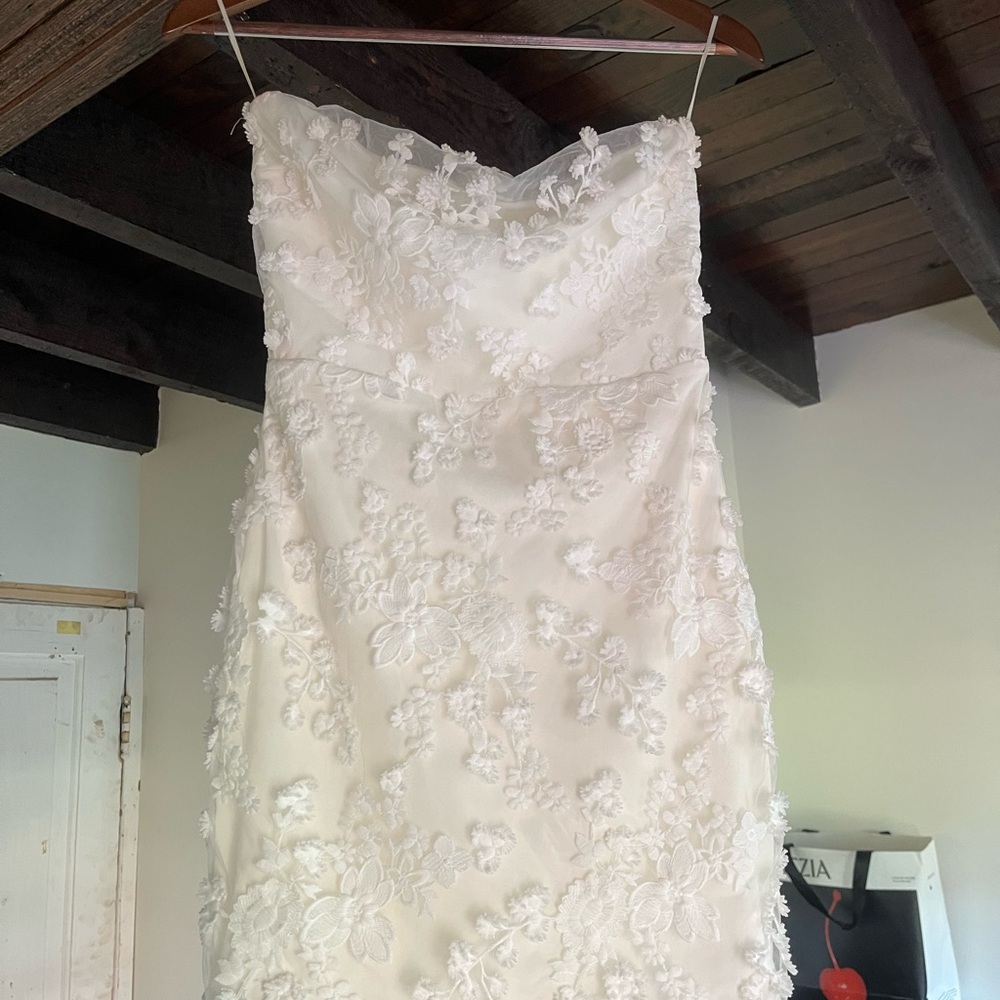 Altar'd State White Floral Mini Dress